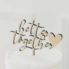 Load image into Gallery viewer, Natural Wood Cake Topper