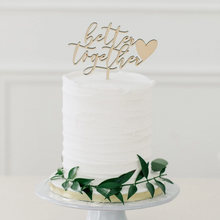 Load image into Gallery viewer, Natural Wood Cake Topper