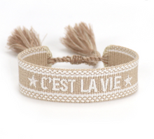 Load image into Gallery viewer, C'est La Vie Woven Bracelet