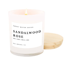 Load image into Gallery viewer, Sandalwood Rose Soy Candle