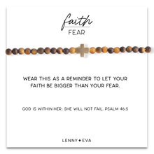 Load image into Gallery viewer, Faith Over Fear Stretch Bracelet