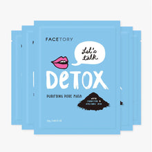 Load image into Gallery viewer, Let's Talk Detox Charcoal Sheet Mask (Purifying)