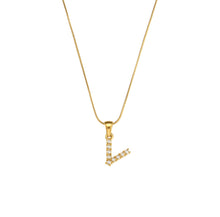 Load image into Gallery viewer, Pretty Little Pearl Initial Necklace