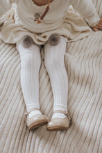 Load image into Gallery viewer, Pom Pom White Knee High Socks