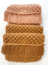 Load image into Gallery viewer, Boho Fringe Macrame Clutch