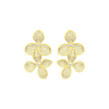 Load image into Gallery viewer, Sakura Statement Dangle Earrings