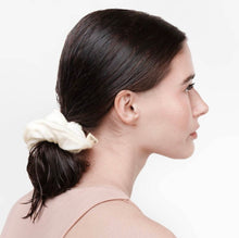 Load image into Gallery viewer, Eco-Friendly White Towel Scrunchie 2-Pack