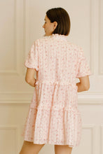 Load image into Gallery viewer, Rose Garden Floral Embroidered Mini Dress