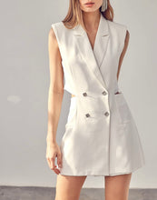 Load image into Gallery viewer, Blazer Button Romper