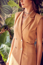 Load image into Gallery viewer, Blazer Button Romper