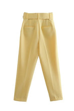 Load image into Gallery viewer, The Perfect Yellow Trouser Pants
