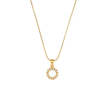 Load image into Gallery viewer, Pretty Little Pearl Initial Necklace