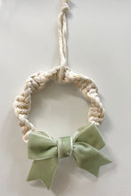 Load image into Gallery viewer, Pretty Little Bow Macrame Wreath Decor
