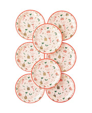 Load image into Gallery viewer, Christmas Wishes Paper Plate Set of 8