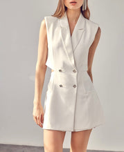 Load image into Gallery viewer, Blazer Button Romper