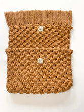 Load image into Gallery viewer, Boho Fringe Macrame Clutch