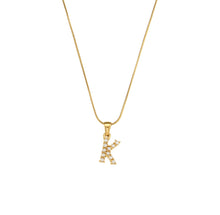 Load image into Gallery viewer, Pretty Little Pearl Initial Necklace