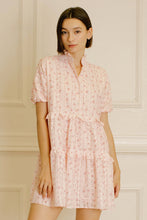 Load image into Gallery viewer, Rose Garden Floral Embroidered Mini Dress