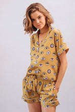 Load image into Gallery viewer, Amara Evil Eye Short Satin Pajamas
