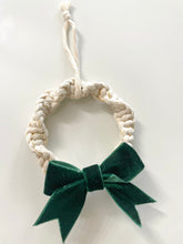 Load image into Gallery viewer, Pretty Little Bow Macrame Wreath Decor