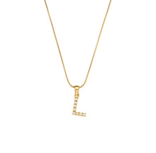 Load image into Gallery viewer, Pretty Little Pearl Initial Necklace