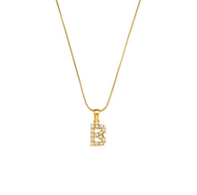 Load image into Gallery viewer, Pretty Little Pearl Initial Necklace