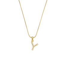 Load image into Gallery viewer, Pretty Little Pearl Initial Necklace