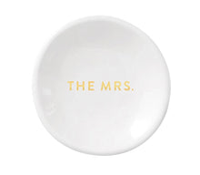 Load image into Gallery viewer, The Mrs. Earrings & Ceramic Ring Dish Set