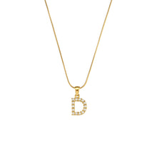 Load image into Gallery viewer, Pretty Little Pearl Initial Necklace