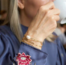 Load image into Gallery viewer, Gold Cable Chain Pearl Necklace/Bracelet