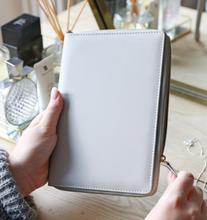 Load image into Gallery viewer, Grey Travel Jewelry Wallet Case