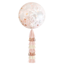 Load image into Gallery viewer, Jumbo Confetti Balloon & Tassel Tail