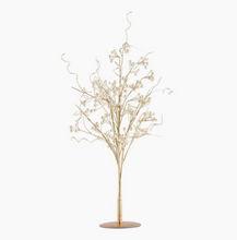 Load image into Gallery viewer, Pearl & Vintage Gold Decor Tree