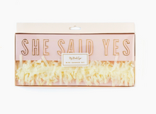 Load image into Gallery viewer, She Said Yes Mini Banner Set