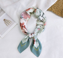 Load image into Gallery viewer, Square Silk Scarf Spring Edition