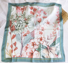 Load image into Gallery viewer, Square Silk Scarf Spring Edition