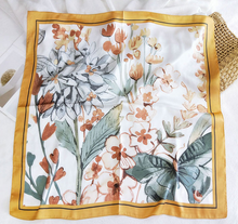 Load image into Gallery viewer, Square Silk Scarf Spring Edition