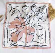 Load image into Gallery viewer, Square Silk Scarf Spring Edition
