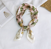 Load image into Gallery viewer, Square Silk Scarf Spring Edition