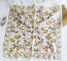 Load image into Gallery viewer, Square Silk Scarf Spring Edition