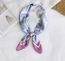 Load image into Gallery viewer, Square Silk Scarf Spring Edition