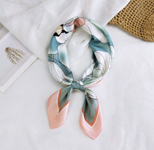 Load image into Gallery viewer, Square Silk Scarf Spring Edition