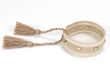 Load image into Gallery viewer, Stud Woven Bracelet