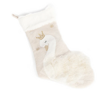 Load image into Gallery viewer, Swan Princess Christmas Stocking