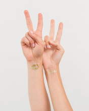 Load image into Gallery viewer, Gold Bachelorette Party Temporary Tattoos