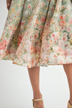 Load image into Gallery viewer, Floral Linen Midi Dress
