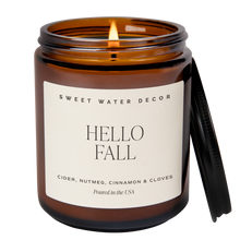 Load image into Gallery viewer, Hello Fall Soy Candle
