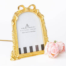 Load image into Gallery viewer, Pretty Little Gold Bow 5x7 Picture Frame
