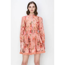 Load image into Gallery viewer, Ruffled Embellished Floral Print Blouse Top
