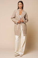 Load image into Gallery viewer, The Vineyard Contrast Trim Coatigan
